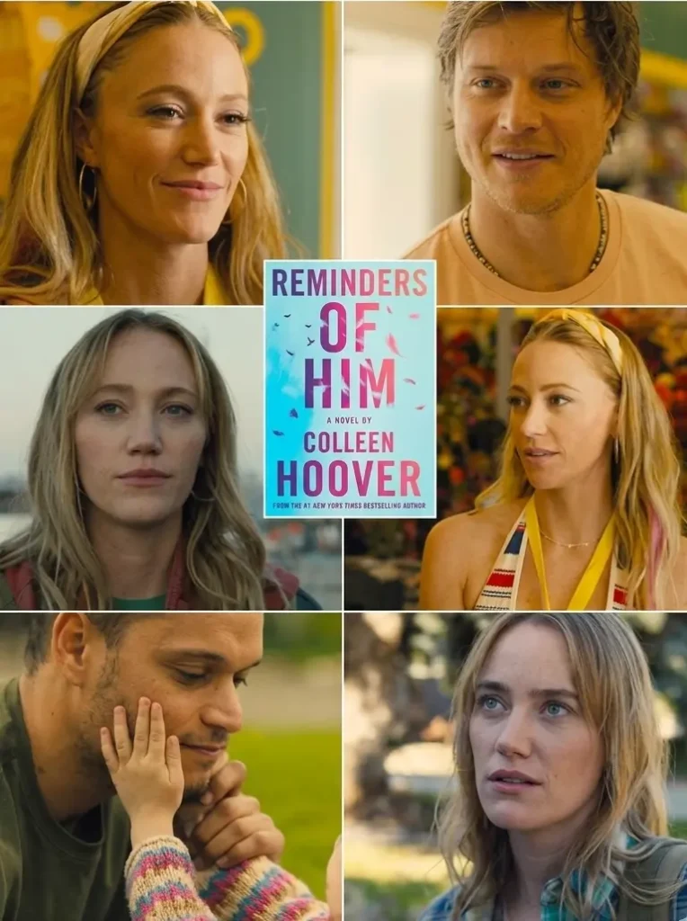  Reminders of Him novel book cover by Colleen Hoover, the basis for the upcoming film adaptation.